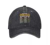 TTVXIHL Caldo Puro Cotone, dimenticato Nero inventori Nero Mese di Storia Orgoglioso Demin Cappello da Camionista all'aperto Avventure Berretto Berretto da Baseball Femminile per Gli Uomini