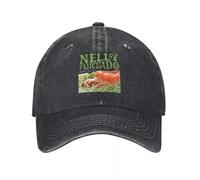TTVXIHL Caldo Puro Cotone, Nelly Furtado Whoa Nelly Concert Graphic Denim Cappello Traspirante Design Cappellini da Uomo Berretto da Baseball da Uomo