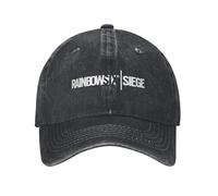 TTVXIHL Cappellini da Baseball di Alta qualità, Arcobaleni Sei Assediato Logo Casual Berretto da Baseball Estivo Trucker Caccia Cappelli Hip Hop da Uomo Adulto Street Style Berretti da Baseball