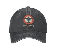 TTVXIHL Cappellini da Baseball di Alta qualità per Uomini e Donne, Cotone Vintage Jet Fighter Tiro Aereo Pilota Baseball cap per Uomo Donna Traspirante RAF Fighter WW2 Guerra Spitfire Cappello