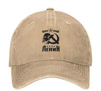 TTVXIHL Cappellini da Baseball di Alta qualità per Uomini e Donne, Lenin Rusia URSS Berretto da Baseball Palestra all'aperto Traspirante Hip Hop Cappelli Donna Uomo Casual Sunscreen Snapback cap