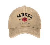 TTVXIHL Cappellini da Baseball di Alta qualità, Spiserman Parker EST 2001 Berretti da Baseball Distressed Cotton Superhero Sun cap per Uomo Donna all'aperto Tutte Le Stagioni Regalo Cappelli