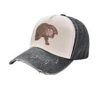 TTVXIHL Cappello da Uomo, Caldo Puro Cotone。 Moo deng Baby Hippo Panik Berretto da Baseball Cappello di Natale Berretto da Golf Uomo da Donna