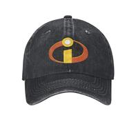 TTVXIHL Regali compleannoGli Incredibili Distressed Emblem Berretto da Baseball Casual Distressed Denim Snapback Uomo Donna Allenamenti all'aperto Cappelli Regolabili