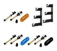 TTWalimex Set di montaggio a parete per fondali a 3 pieghe, set da 3