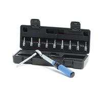 TTXPOtool Set di chiavi dinamometriche 11 pz. 1/4" (6,35 mm) 5-25 Nm Cricchetto