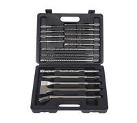 TTXPOtool Set di punte scalpelli per attacco SDS-Plus 17pz per muratura cemento