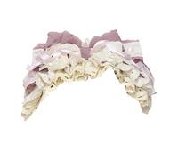 TTYAO REII Cerchietto Kawaii Lolita con fiocco grande con fiocco, accessorio per capelli Lolita, accessori per ragazze per tea party (viola beige, M)