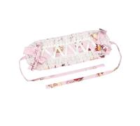 TTYAO REII Kawaii Lolita - Fascia per capelli da donna, stile anime e cosplay, con fiocco, in pizzo, per matrimoni, tea party (rosa, M)