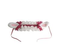TTYAO REII Kawaii Orecchie da Coniglio Lolita Fascia in Pizzo Maid Cosplay Hairband Dolce Lolita Accessori per Capelli per Le Donne