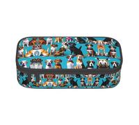 TTYDOKLA Astuccio multiuso con stampa di molti modelli di Beagle, astuccio esteticamente gradevole, ampio spazio di archiviazione, Nero , Taglia unica, Custodia per chiave