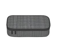 TTYDOKLA Astuccio multiuso grigio con motivo a righe scozzesi, esteticamente gradevole, ampio spazio di archiviazione, Nero , Taglia unica, Custodia per chiave