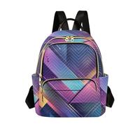 Ttylsdd Geometria astratta donna zaino borsa moda donna borsa a tracolla casual college viaggi zaino borsa piccola, Un Avvoltoio, M