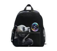 Ttylsdd Zaino per bambini per ragazze e ragazzi 3-8 Panda Bubble Rainbow Zaini per bambini per ragazza ragazzo asilo scuola elementare Bookbag
