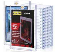 TTYSHIP® 16 Pezzi Magnetic Card Holders 35PT, Trasparente Protezione UV Magnetic Trading Card Holder per Carte Magic, MTG, Sport, Baseball