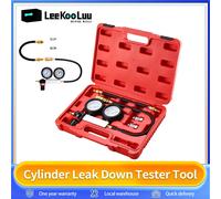 TU-21 Tester di tenuta del cilindro rilevatore di perdite di compressione Set doppio manometro motore a benzina Test di rilevamento perdite strumenti automobilistici