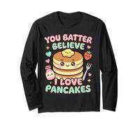 Tu credi Che io ami i Pancake Maglia a Manica