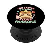 Tu credi che io ami i pancake PopSockets PopGrip Adesivo
