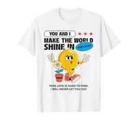 Tu ed io Facciamo Brillare Il Mondo (Dichiarazione d'Amore) (Grafico) Maglietta