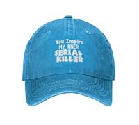 Tu Ispiri Il Serial Killer Che È in Me Uomini Donna Cappelli da papà Regolabile Berretto da Baseball Leggera Cappello da Cowboy per Campeggio All'Aperto Caccia