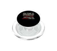 Tu Lo Trovi Offensivo Io Lo Trovo Divertente PopSockets PopGrip per MagSafe