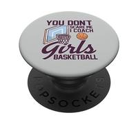 Tu Non Mi Spaventi Io Allenatore Di Pallacanestro Per PopSockets PopGrip Adesivo