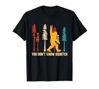 Tu Non sai Squatch Retro Vintage Maglietta