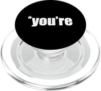 Tu non sei il tuo divertente grammatica nazista giudicando correzione Regalo PopSockets PopGrip per MagSafe