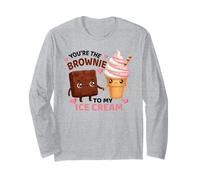 Tu Sei Il Brownie al Mio Gelato Cibo Carino Maglia a Manica