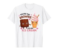 Tu Sei Il Brownie al Mio Gelato Cibo Carino Maglietta