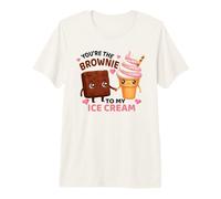 Tu Sei Il Brownie al Mio Gelato Cibo Carino Maglietta Premium