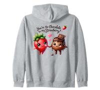 Tu Sei Il Cioccolato al Mio Dolce Fragola Felpa con Cappuccio