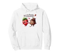 Tu Sei Il Cioccolato al Mio Dolce Fragola Felpa con Cappuccio