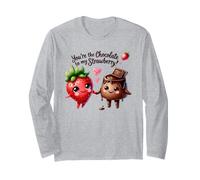 Tu Sei Il Cioccolato al Mio Dolce Fragola Maglia a Manica