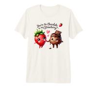 Tu Sei Il Cioccolato al Mio Dolce Fragola Maglietta Premium