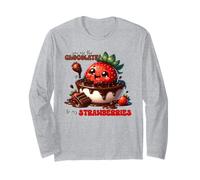 Tu Sei Il Cioccolato per Le Mie Fragole Maglia a Manica