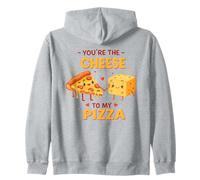 Tu Sei Il Formaggio per la mia Pizza Carino Cibo Amore Felpa con Cappuccio