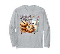 Tu Sei Il Latte per i Miei Biscotti Coppia di Cibo Carino Maglia a Manica