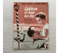 Tu sei il mondo per me Rudolf Schock, A. Düringer 1953 Danish Movie Program
