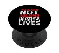 Tu sei il personaggio principale. motivazione Citazione PopSockets PopGrip Adesivo