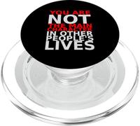 Tu sei il personaggio principale. motivazione Citazione PopSockets PopGrip per MagSafe