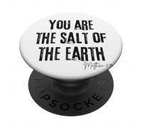 Tu sei il sale della terra Matteo 5:13 Bibbia Fede PopSockets PopGrip Adesivo