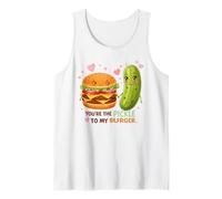Tu Sei Il sottaceto al Mio Hamburger Cibo Carino Amore Canotta