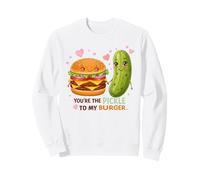 Tu Sei Il sottaceto al Mio Hamburger Cibo Carino Amore Felpa