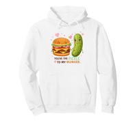 Tu Sei Il sottaceto al Mio Hamburger Cibo Carino Amore Felpa con Cappuccio
