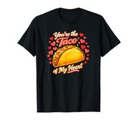 Tu Sei Il Taco del Mio Cuore, Valentine Taco Love, Retro Taco Maglietta