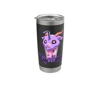 Tu Sei La Boba Del Mio Tè - Baphomet Bubble Tea Boba Anime Bicchiere termico in acciaio inox doppia parete