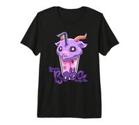 Tu Sei La Boba del Mio tè - Baphomet Bubble Tea Boba Anime Maglietta Premium