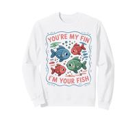 Tu Sei la mia Pinna, Sono Il Tuo Pesce, Amore Acquatico Felpa
