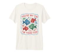 Tu Sei la mia Pinna, Sono Il Tuo Pesce, Amore Acquatico Maglietta Premium